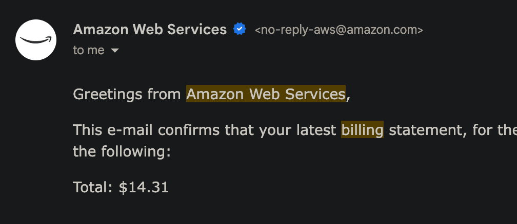 AWS Bill EC2