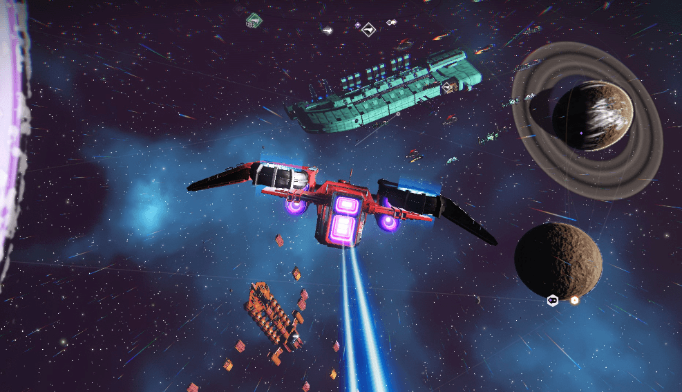NMS Galaxy Flight