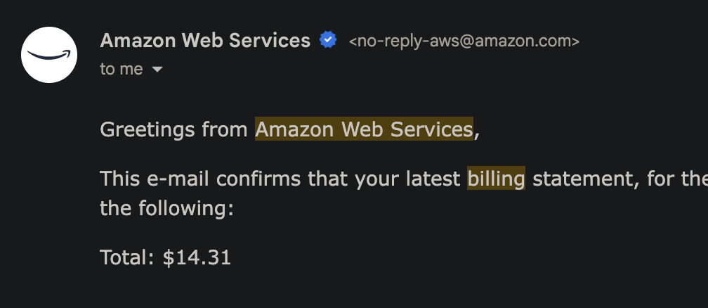 AWS Bill EC2