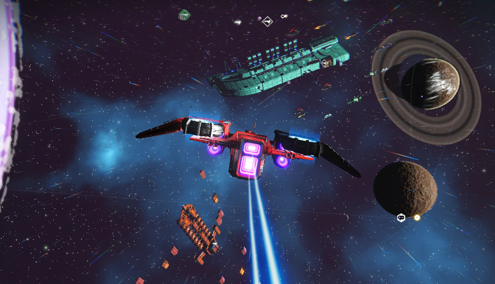 NMS Galaxy Flight